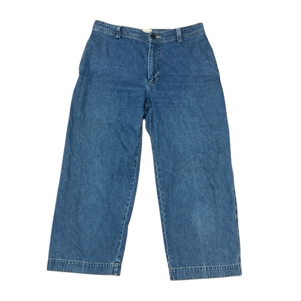 Vintage GAP Y2K Retro Cut high waist cropped wide leg jeans